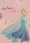 verjaardag kaart frozen elsa jij bent jarig