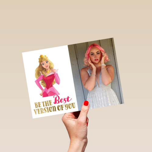 Prinsessenkaart Disney Be the best version of you