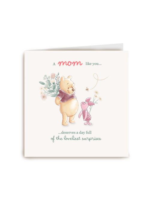 Moederdag kaart Winnie de Poeh surprises