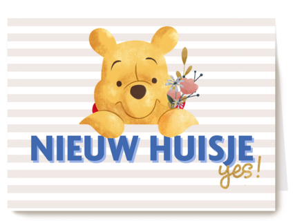 Winnie de Poeh nieuw huisje yes