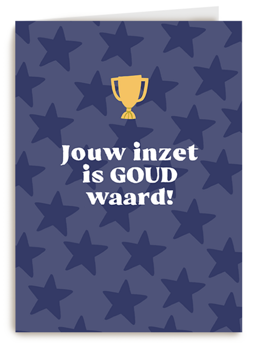 Kaart Hallmark | Secretaressedag | Jouw Inzet Is Goud Waard