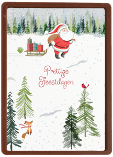 Prettige kerstdagen van de kerstman