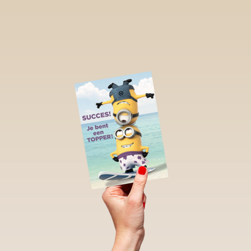 minions succes je bent een topper