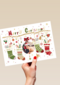 Turnowsky Kerstmis Fotokaart Met Kerstsok