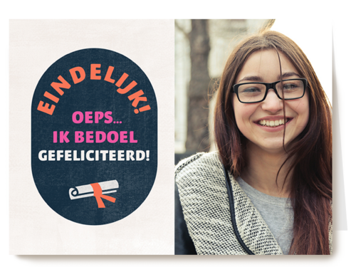 geslaagd fotokaart eindelijk