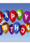 Chromazone Happy Birthday ballonnen