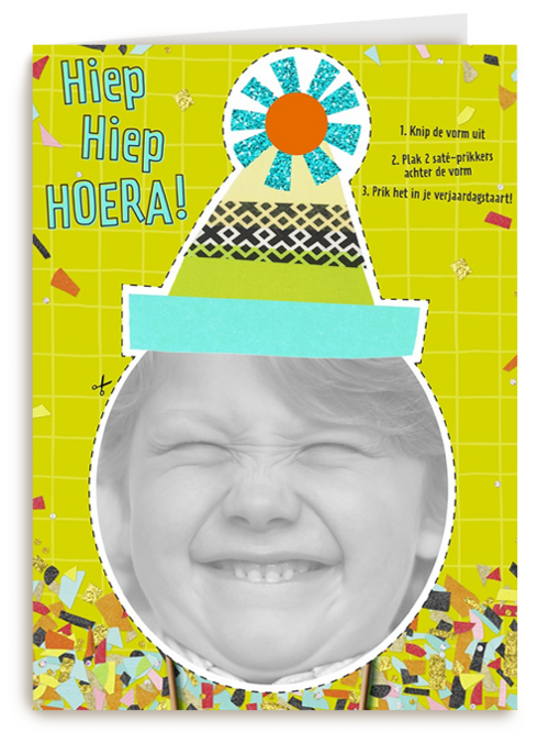 Verjaardagskaart Hallmark | Foto Kaart Verjaardag Kids Jongen Met Feestmuts