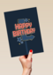 Verjaardag Happy Birthday Sterren