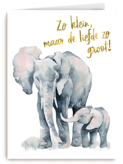 de grote liefde van een olifant