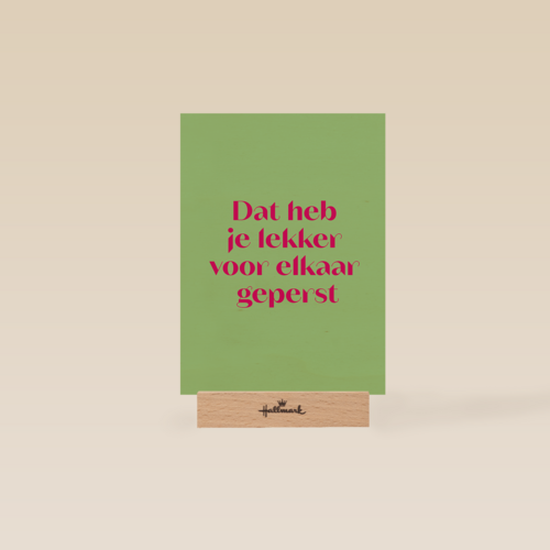 &C Dat heb je lekker voor elkaar geperst