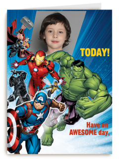 Avengers fotokaart have an awesome day