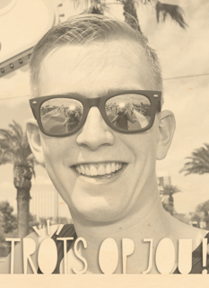 fotokaart staand trots op jou