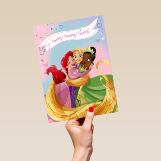 Sorry kaart Disney prinsessen