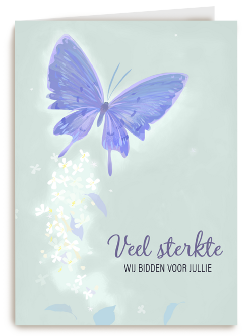 condoleancekaart wij bidden voor jullie
