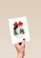 kerstbal met landschap