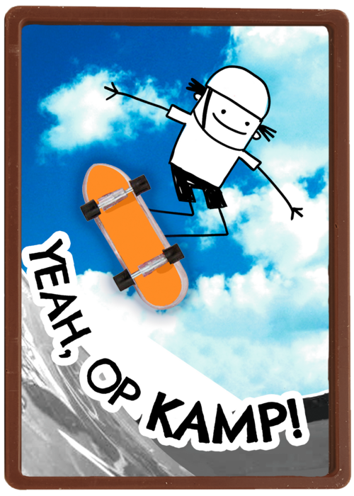 Kaart | Hallmark | Vakantie | Skater Op Kamp