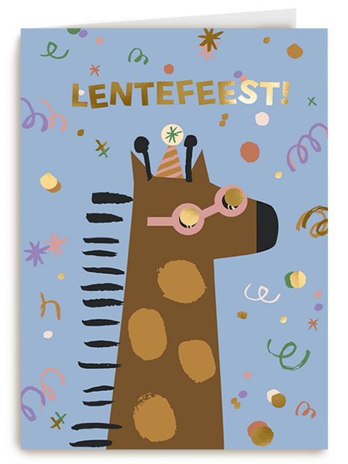 Kaart Hallmark | Lentefeest | Lentefeest Giraf