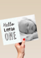 fotokaart hello little one blauw
