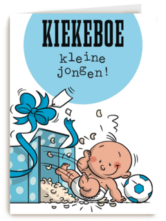 funny mail kiekeboe kleine jongen