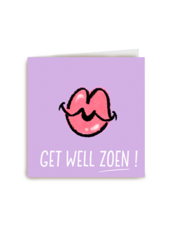 beterschapskaart vrouw get well zoen lila