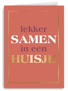 Samenwonen kaart lekker samen