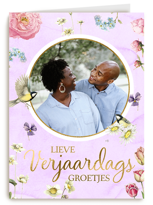 Kaart | Verjaardag | Marjolein Bastin Verjaardagsgroetjes