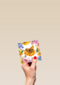 Kaart flowers by Marjolein Bastin Vlinder op bloem Blanco