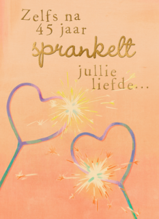 Zelfs na 45 jaar sprankelt de liefde