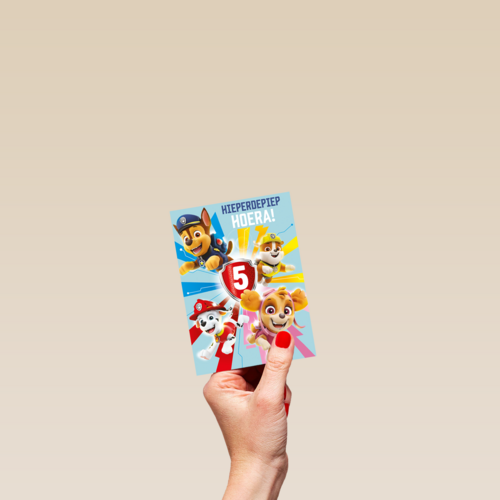 Paw Patrol hieperdepiep hoera