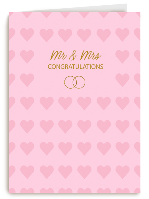 Mr Mrs congratulations