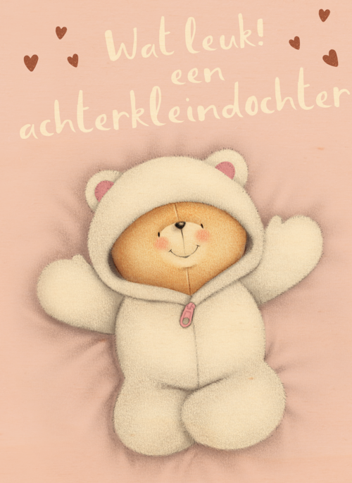 Forever Friends geboortefelicitatie dochter