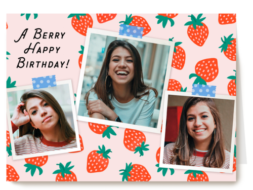 A berry happy birthday fotokaart