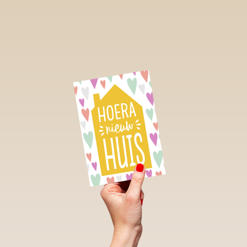 hoera nieuw huis me hartjes