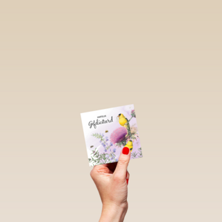 Kaart flowers by Marjolein Bastin Hartelijk gefeliciteerd kaart