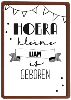 hoera jullie kleine is geboren