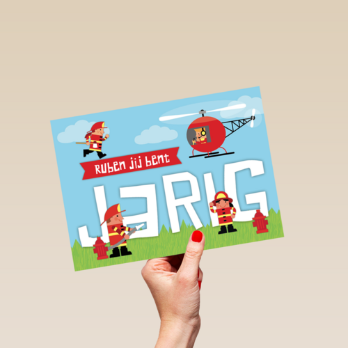 jarig stoere brandweerman