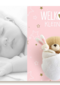 fotokaart baby forever friends roze