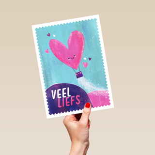 Kinderpostzegels - Veel liefs