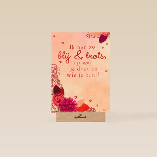 valentijnskaart klassiek blij en trots op jou