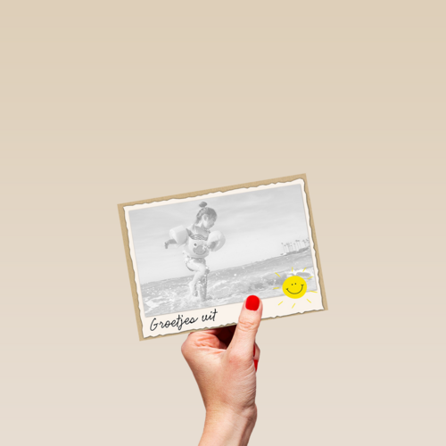 sunny greetings vakantiekaart