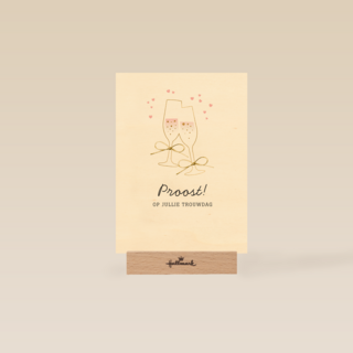 Proost op jullie trouwdag