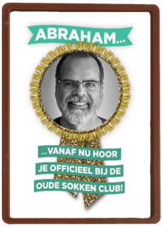 een mooie fotokaart voor abraham