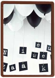 nieuwe zaak ballonnen