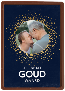 vaderdag fotokaart jij bent goud waard