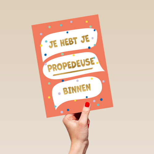 Je hebt je propedeuse binnen