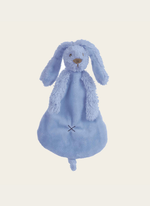 Happy Horse Konijn Richie Knuffeldoekje Blauw | Happyhorse Cadeau Baby |