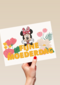 moederdag kaart minnie mouse fijne moederdag