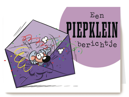 funny mail een piepklein berichtje