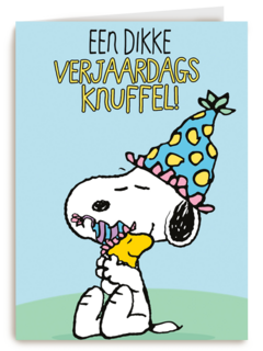 verjaardagskaart klassiek dikke verjaardagsknuffel