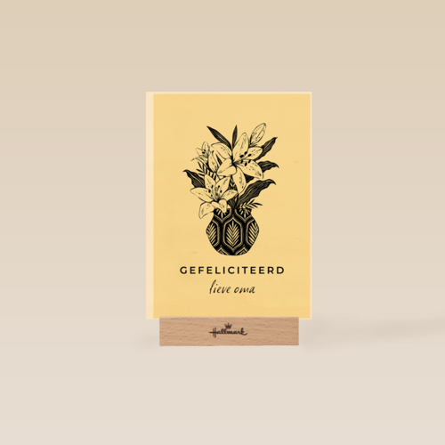 een mooie bos bloemen voor een mooie jarige